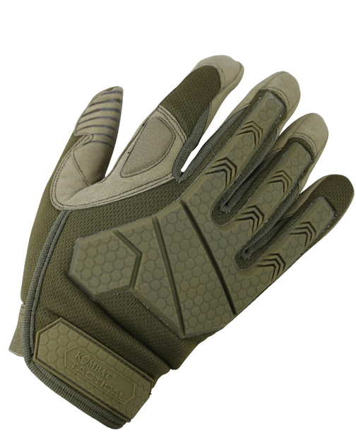 Тактичні військові рукавички KOMBAT UK захисні рукавиці S койот (OPT-12951) - зображення 1