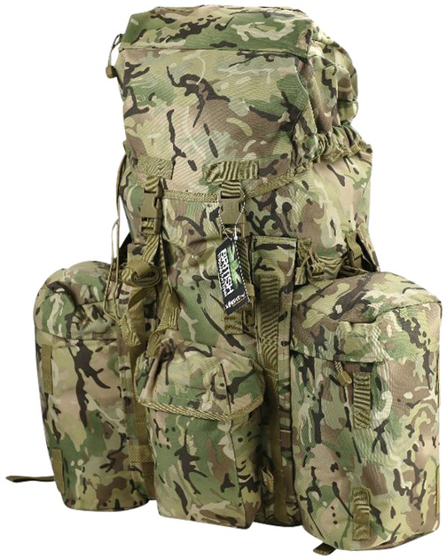 Рюкзак тактический армейский военный KOMBAT UK Full size PLCE system 120л мультикам (OPT-84361) - изображение 1