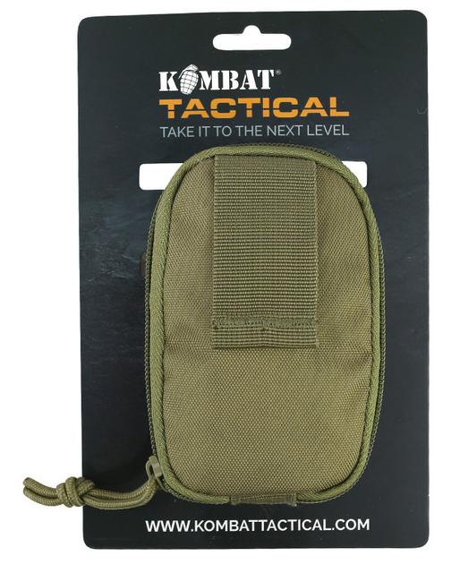 Подсумок тактический раскладной Kombat UK Covert Dump Pouch оливковый (OPT-4141) - изображение 1