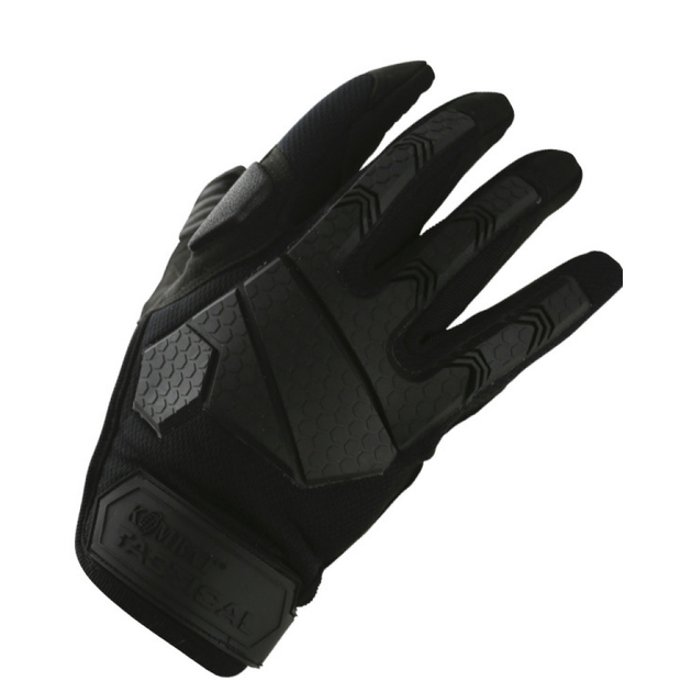 Перчатки тактические военные полевые перчатки тактические KOMBAT UK Tactical Gloves L черный (OPT-11461) - изображение 2