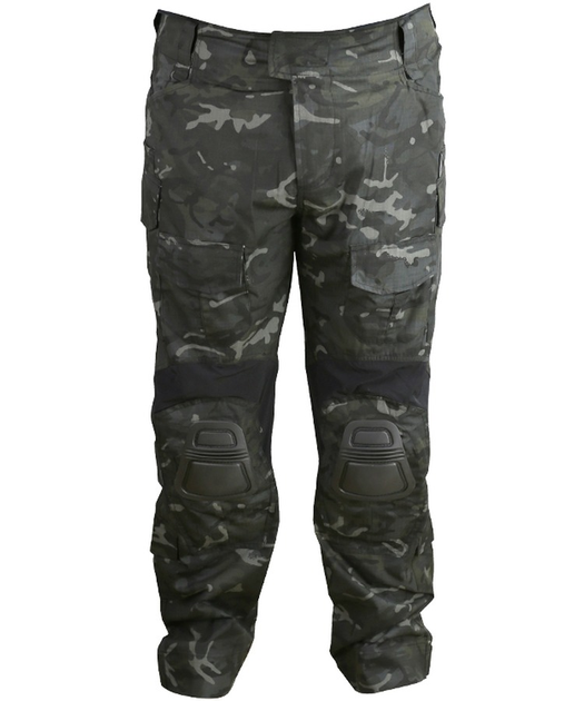 Тактические штаны военные KOMBAT UK армейские мужские ВСУ Trousers GenII L мультикам черный (OPT-31501) - изображение 1