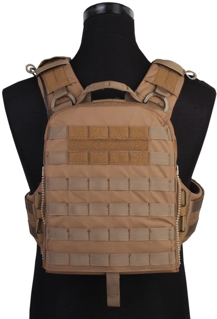 Плитоноска модульна Emerson AVS Tactical Vest Койот (EM7397CB) - зображення 2