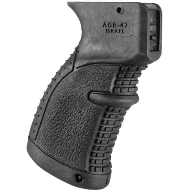 Рукоятка пистолетная FAB Defense прорезиненная для АК-47/74 Сайга black (agr-47-b) - изображение 1