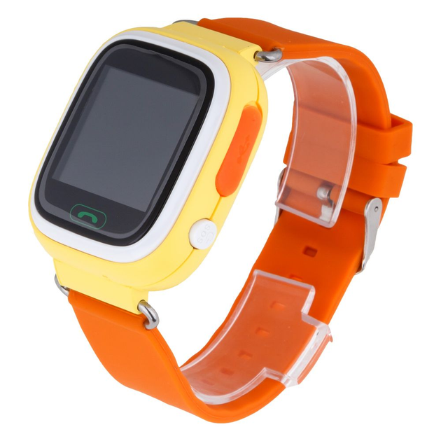 Детские смарт часы с LED дисплеем TD-02 GPS Жёлтые – фото, отзывы ...
