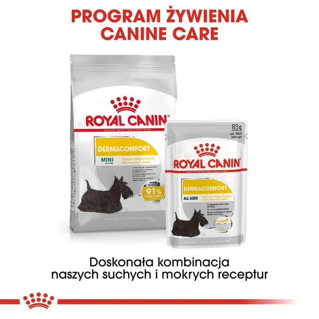 Сухий корм для собак Royal Canin Mini Dermacomfort з подразненою та сверблячою шкірою 3 кг (3182550893916) (2441030) - зображення 6