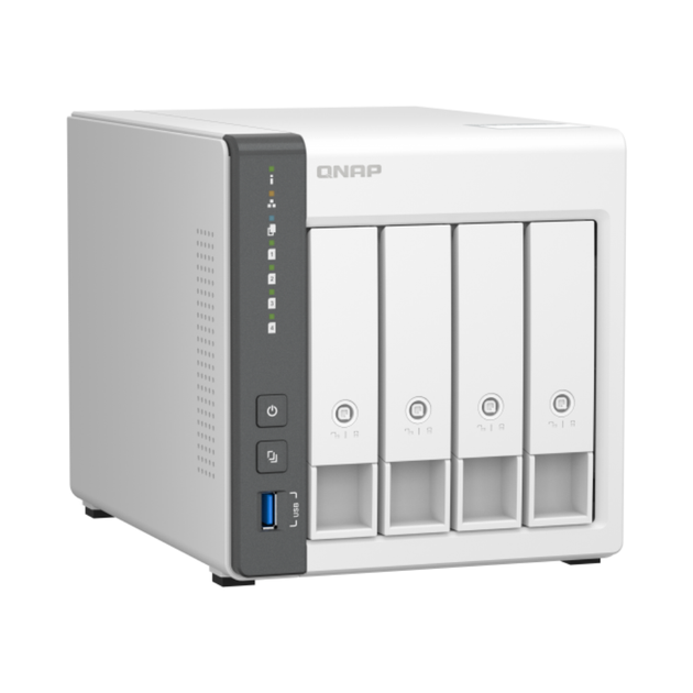 Система зберігання даних Qnap TS-433-4G настільна 4BAY NO HDD - зображення 3