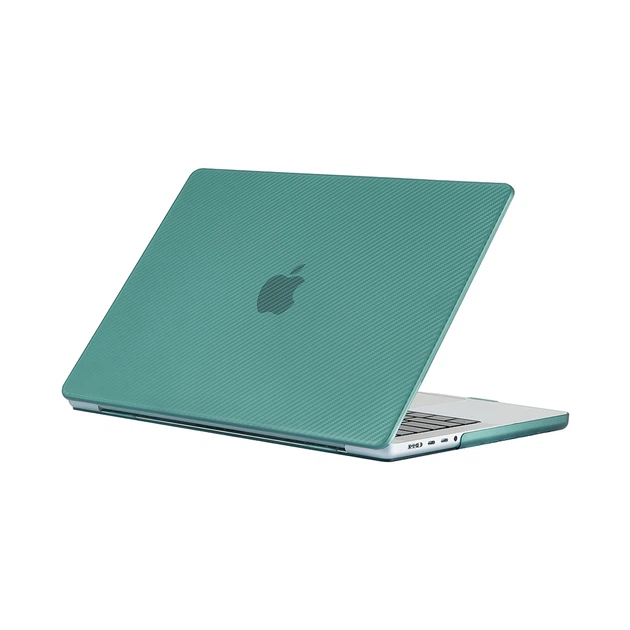 Чехол-накладка для MacBook Pro 13" ZM Carbon style Cyprus Green - Фото 2 Чехол-накладка для MacBook Pro 13" ZM Carbon style Cyprus Green - изображение 2