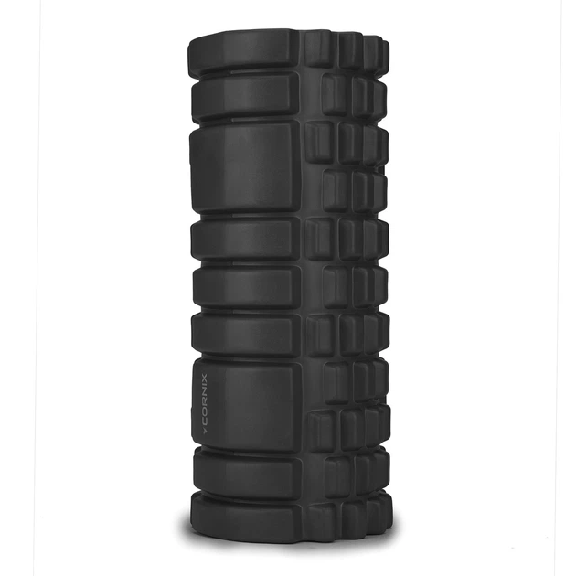 Ролик для масажу Cornix EVA 33 x 14 см валик ролер XR-0029 Black - зображення 3