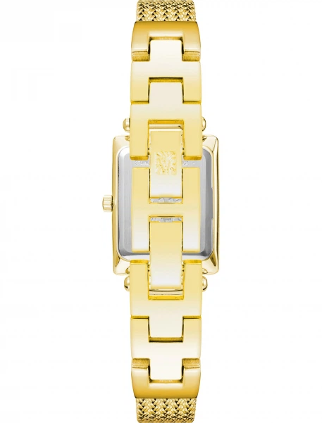 Женские часы Anne Klein AK/3882CHGB Золотые Кварцевый механизм - изображение 5