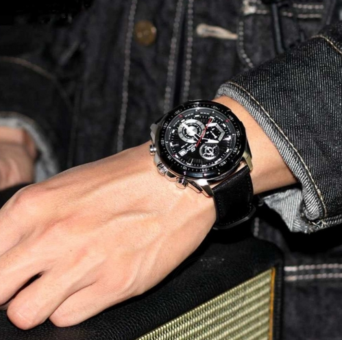 Наручные часы Casio EFR-539L-1AVUDF Натуральная кожа - изображение 7