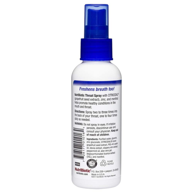 NutriBiotic Throat Spray 118 мл - зображення 2