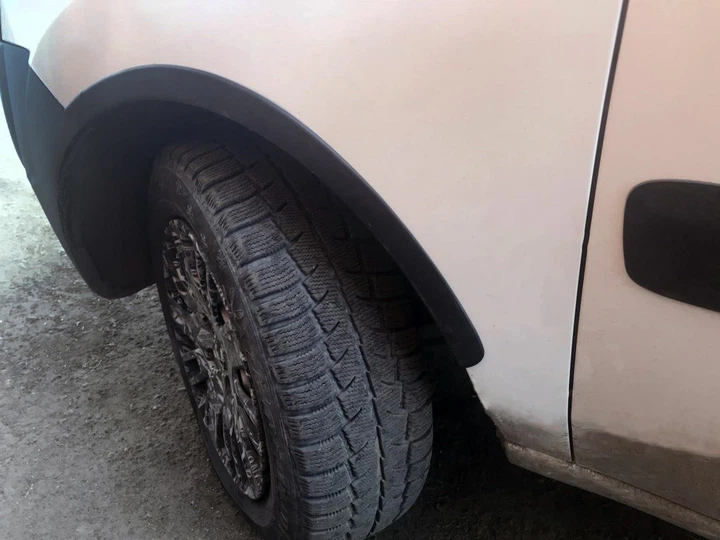 Накладки на арки (4 шт, черные) для Fiat Doblo I 2001-2005 гг - изображение 5