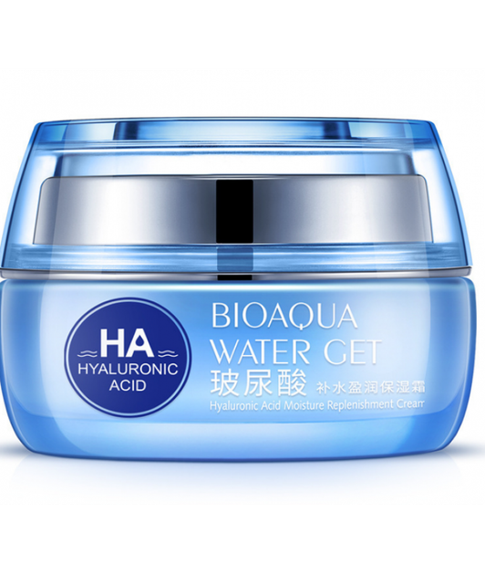 Крем для обличчя Bioaqua з екстрактом гіалуронової кислотою 50 г - зображення 2