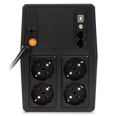 ИБП NJOY Horus Plus 2000 (PWUP-LI200H1-AZ01B) Lin.int., AVR, 4 x евро, USB, LCD, пластик - изображение 6