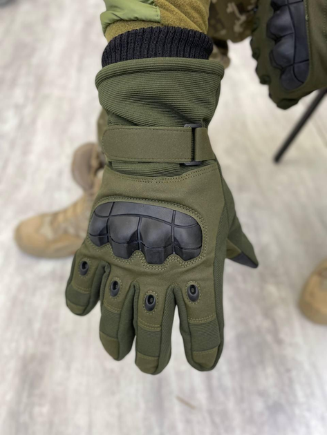Тактичні рукавички Olive Elite M - зображення 2