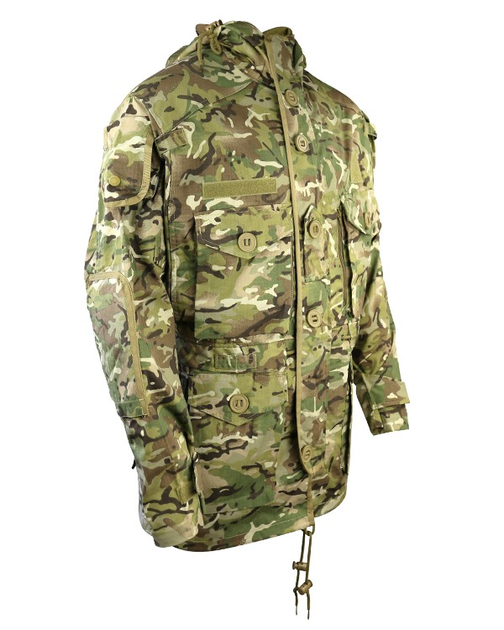 Куртка чоловіча тактична KOMBAT UK військова з липучками під шеврони ЗСУ SAS Style L мультікам TR_kb-sassaj-btp-l (OR.M_BD20252A63B4) - зображення 1