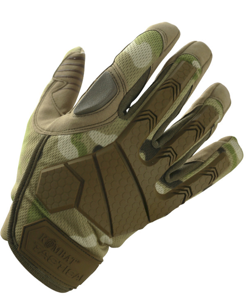 Перчатки тактические военные полевые перчатки KOMBAT UK Fingerless Tactical Gloves XL мультикам (OR.M_0062A9B208D9) - изображение 1