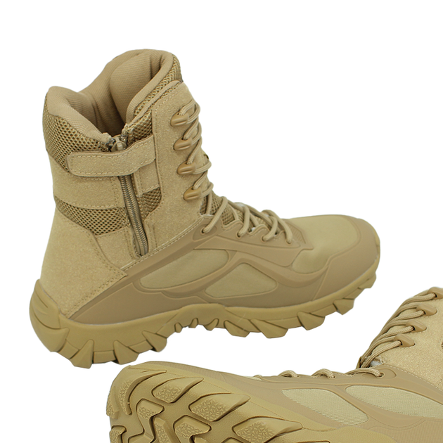 Тактичні черевики Lesko 6671 A533 Sand Khaki р.41 демісезонне армійське взуття (маломерят) (OR.M_33762) - зображення 2