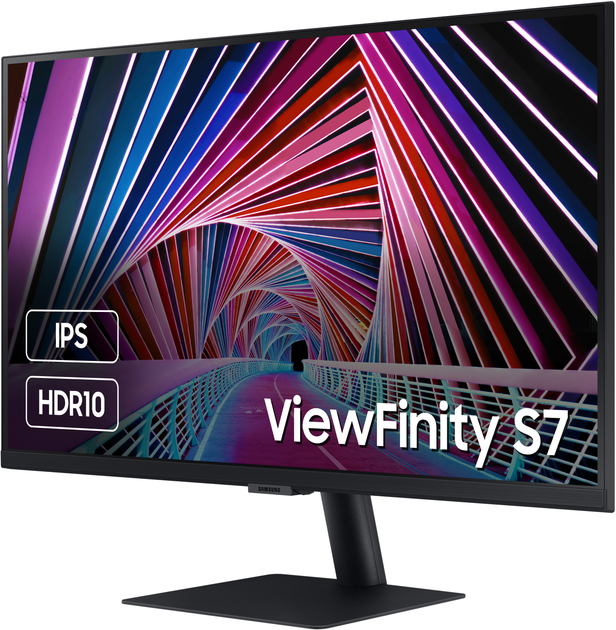 Монитор Samsung 27" S27A700 (LS27A700NWIXCI) IPS 4K UHD / 8-Bit + FRC / HDR10 / Picture-In/by-Picture / Flicker Free / Eye Saver Mode - изображение 6