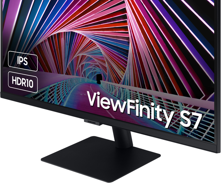 Монитор Samsung 27" S27A700 (LS27A700NWIXCI) IPS 4K UHD / 8-Bit + FRC / HDR10 / Picture-In/by-Picture / Flicker Free / Eye Saver Mode - изображение 7