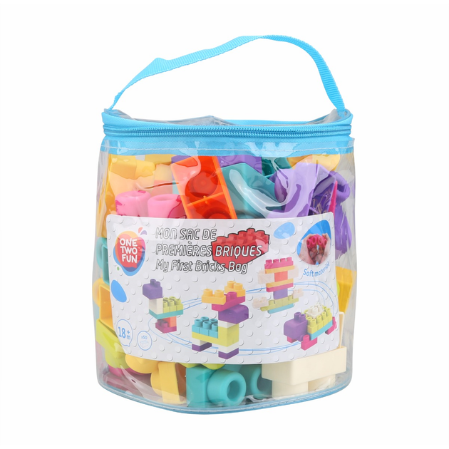 Мягкий конструктор One Two Fun для малышей, 50 элементов – фото, отзывы ...