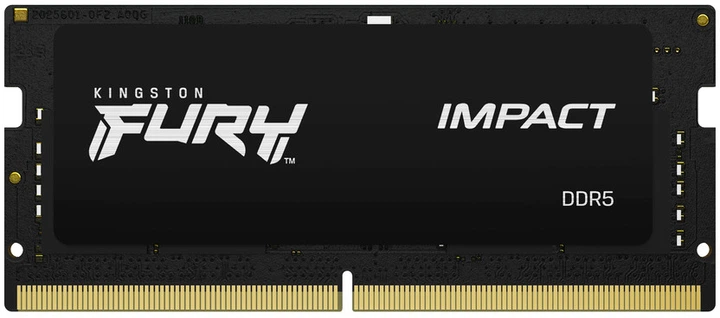 RAM Kingston Fury SODIMM DDR5-4800 16384MB PC5-38400 (KF548S38IBK2-16) - obraz 2