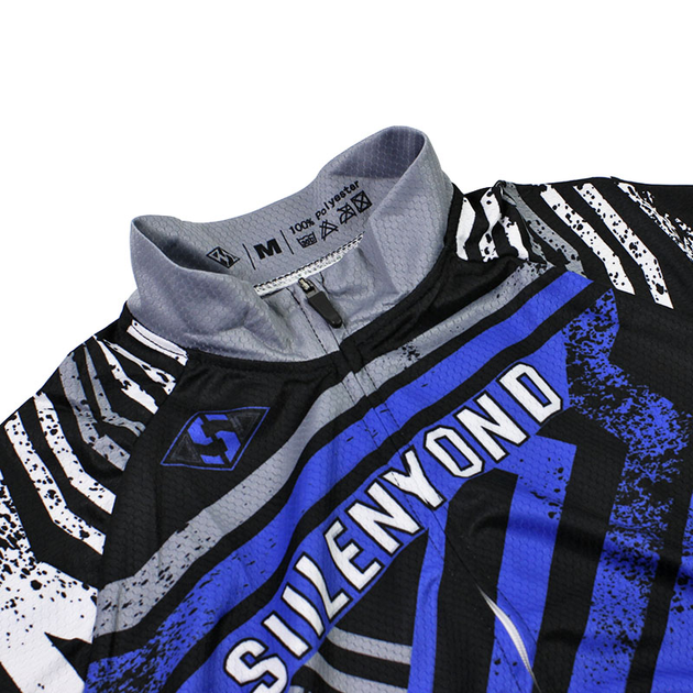 Велокостюм мужской Siilenyond XM-DT-050 Blue Stripes 2XL короткий рукав ...