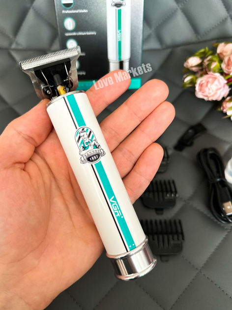 Профессиональная аккумуляторная машинка для стрижки волос VGR V-079 ...