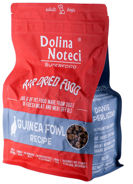 Sucha karma dla psów Dolina Noteci Superfood Perliczka 1KG (5902921395898) - obraz 1