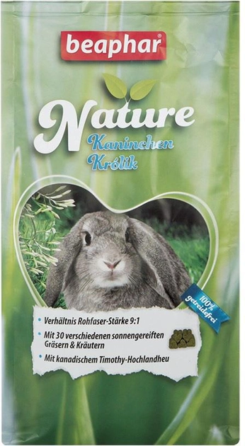 Sucha karma dla królików Beaphar Nature 1250 g (8711231101689) - obraz 1