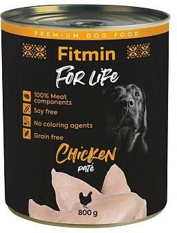 Вологий корм для собак Fitmin For Life Dog курка 800 г (8595237033041) - зображення 1