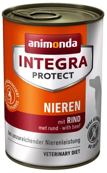 Mokra karma dla psów Animonda Integra Nieren wołowina 400 g (4017721864046) - obraz 1