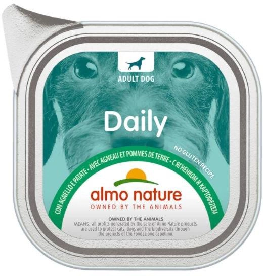Вологий корм для собак Almo Nature Daily Menu з бараниною та картоплею 100 г (8001154124774) - зображення 1