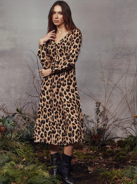 Женские платья леопардовые
