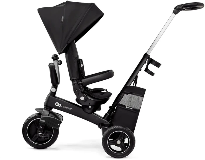 Rowerek trójkołowy Kinderkraft Easytwist Black (KREASY00BLK0000) - obraz 9