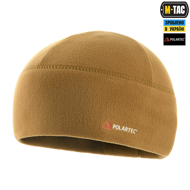 Шапка тактична зимова тепла M-Tac Watch Cap фліс Light Polartec L койот TR_40562005-L - зображення 2