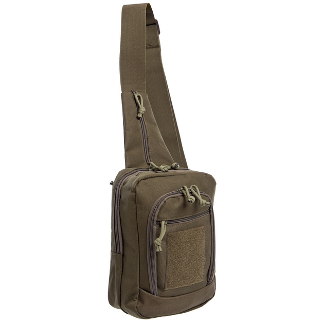 Сумка слинг тактический рюкзак с кобурой SILVER KNIGHT 224 оливковый - изображение 1