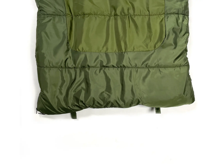 Спальний мішок Campout Beech (4/-1°C), 150 см - Right Zip, Khaki (PNG 248647) - Фото 2 Спальний мішок Campout Beech (4/-1°C), 150 см - Right Zip, Khaki (PNG 248647) - зображення 2