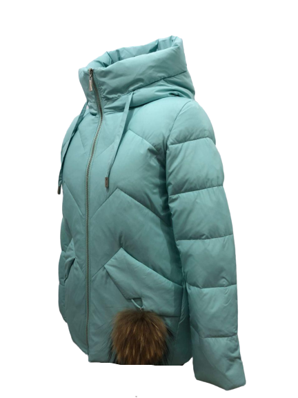 Куртка женская зимняя ICE Bear GWD20138 42 бирюза - изображение 3