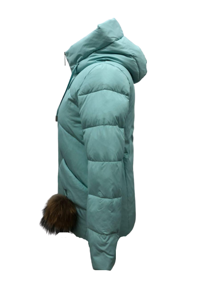 Куртка женская зимняя ICE Bear GWD20138 42 бирюза - изображение 4