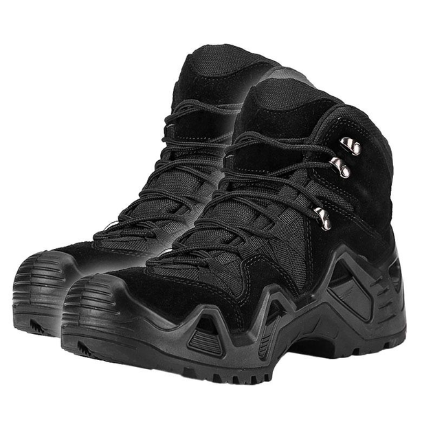 Ботинки тактические Han-Wild HW07 Black 42 военная обувь демисезонная - изображение 1