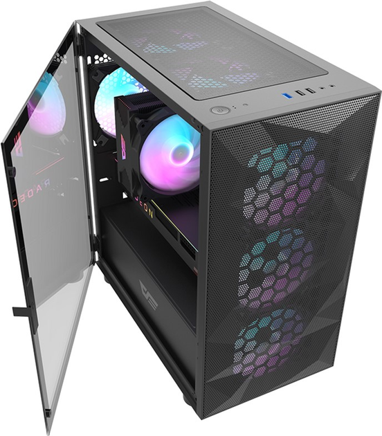Корпус DarkFlash DLM21 MESH Black - изображение 16
