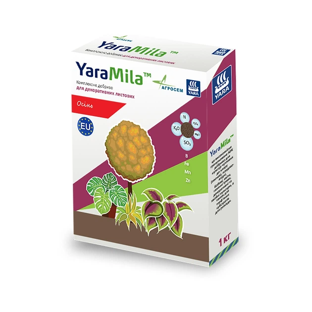 Удобрение Yara для декоративных листовых осень 1 кг - изображение 2