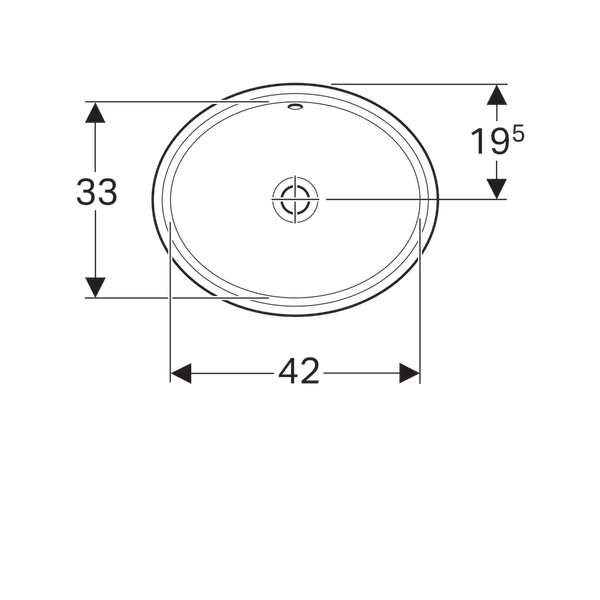 Умивальник Geberit Variform 48x42 500.749.01.2 - Фото 4 Умивальник Geberit Variform 48x42 500.749.01.2 - зображення 4