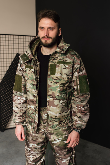 Куртка зимняя теплая флисовая мужская Турция ВСУ (ЗСУ) Мультикам 9146 S - изображение 1