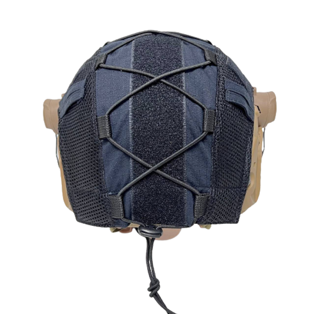 Кавер (чехол) для баллистического шлема (каски) Fast Mandrake черный MS - изображение 2