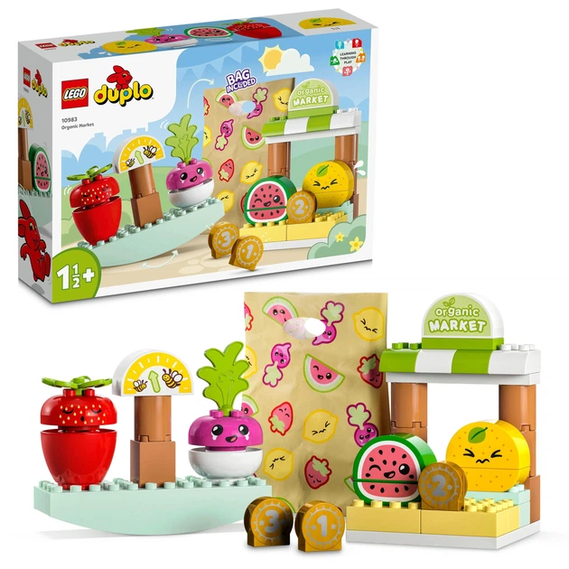 Zestaw klocków LEGO DUPLO Mój pierwszy targ ekologiczny 40 części (10983) - obraz 6