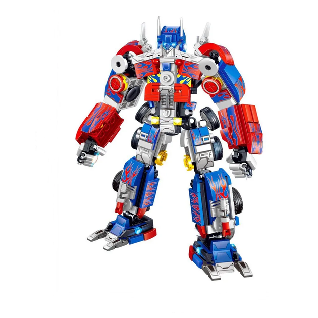 Конструктор Робот трансформер Optimus Prime Оптимус Прайм Vs Машина, набор 2 в 1 (616 деталей) JKC7502 - Фото 2 Конструктор Робот трансформер Optimus Prime Оптимус Прайм Vs Машина, набор 2 в 1 (616 деталей) JKC7502 - изображение 2