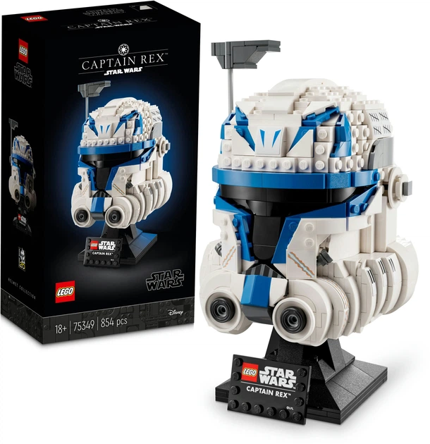 Zestaw klocków LEGO Star Wars Hełm kapitana Rexa 854 elementy (75349) - obraz 9