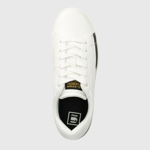 Sneakersy damskie z eko skóry do kostki G-Star Raw Cadet Lea Lgo 2311-002524-1909 38 Białe (8720656548818) - obraz 5